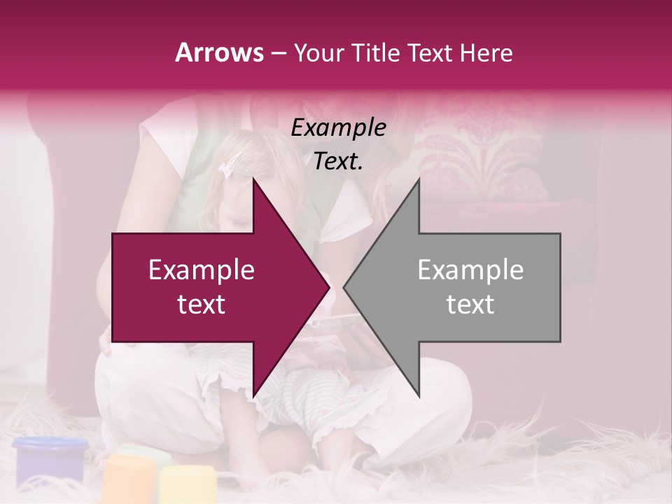 Sofa Literacy Having Fun PowerPoint Template