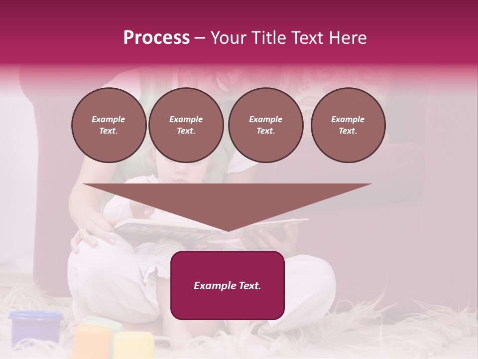 Sofa Literacy Having Fun PowerPoint Template