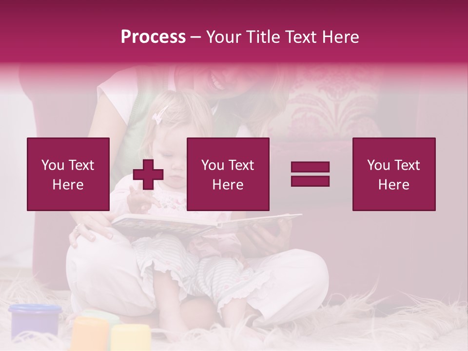 Sofa Literacy Having Fun PowerPoint Template