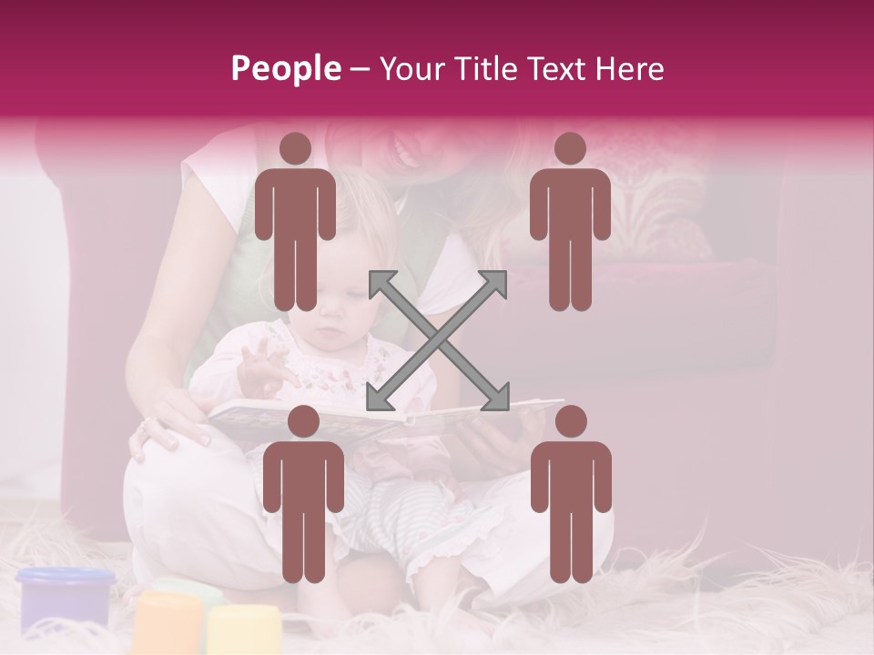 Sofa Literacy Having Fun PowerPoint Template