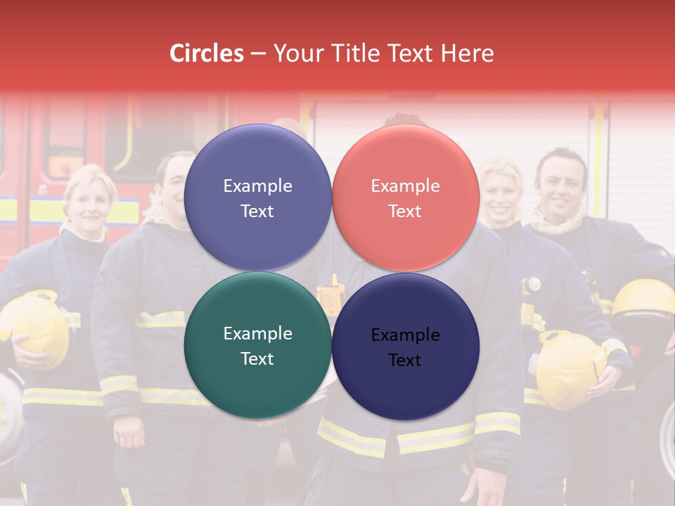 Fire Engine African American Leader PowerPoint Template