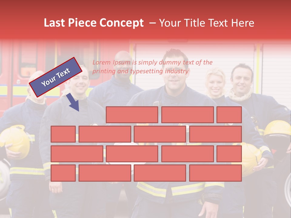 Fire Engine African American Leader PowerPoint Template