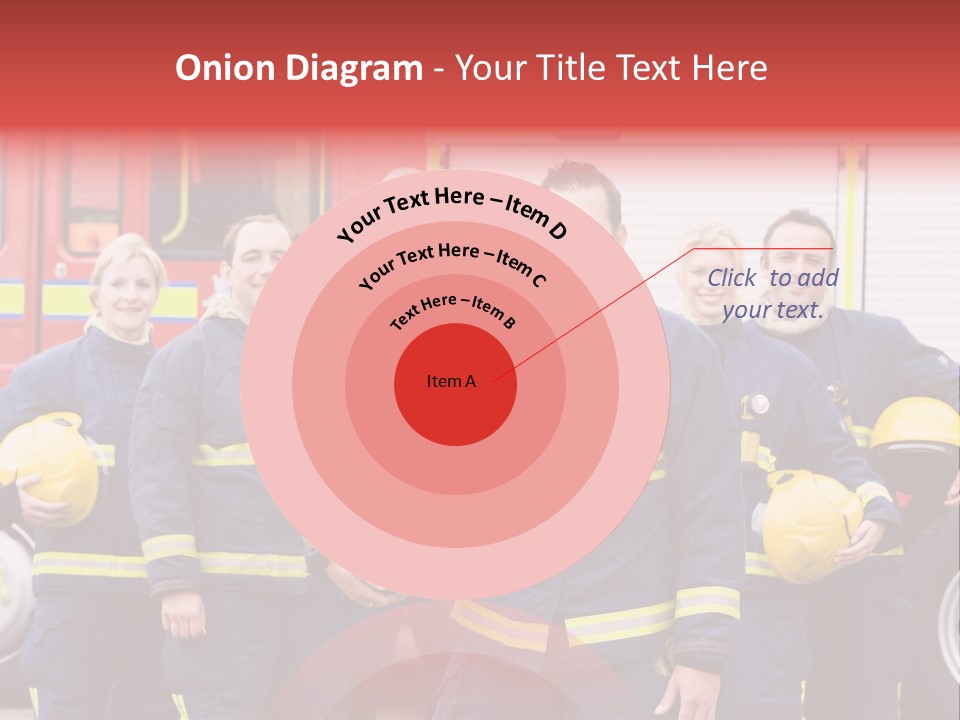 Fire Engine African American Leader PowerPoint Template