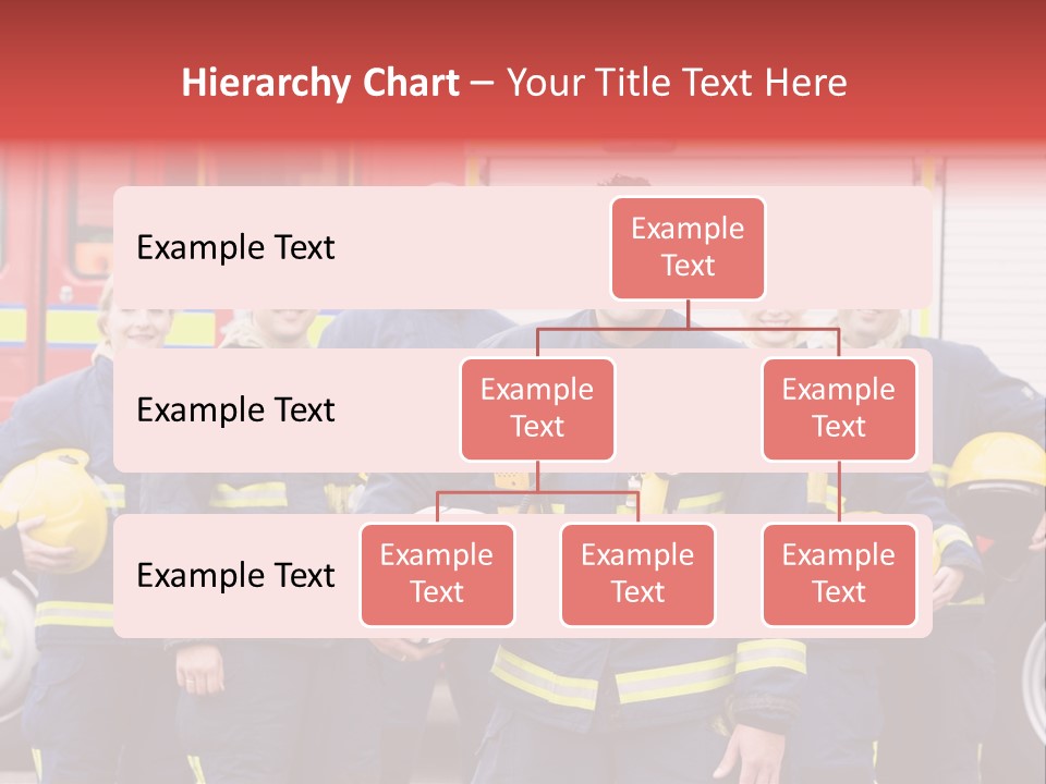 Fire Engine African American Leader PowerPoint Template