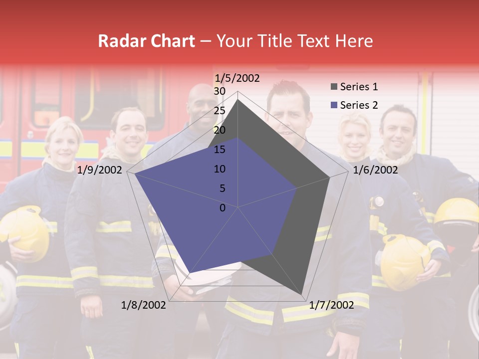 Fire Engine African American Leader PowerPoint Template