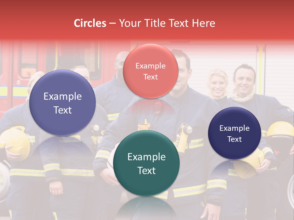 Fire Engine African American Leader PowerPoint Template