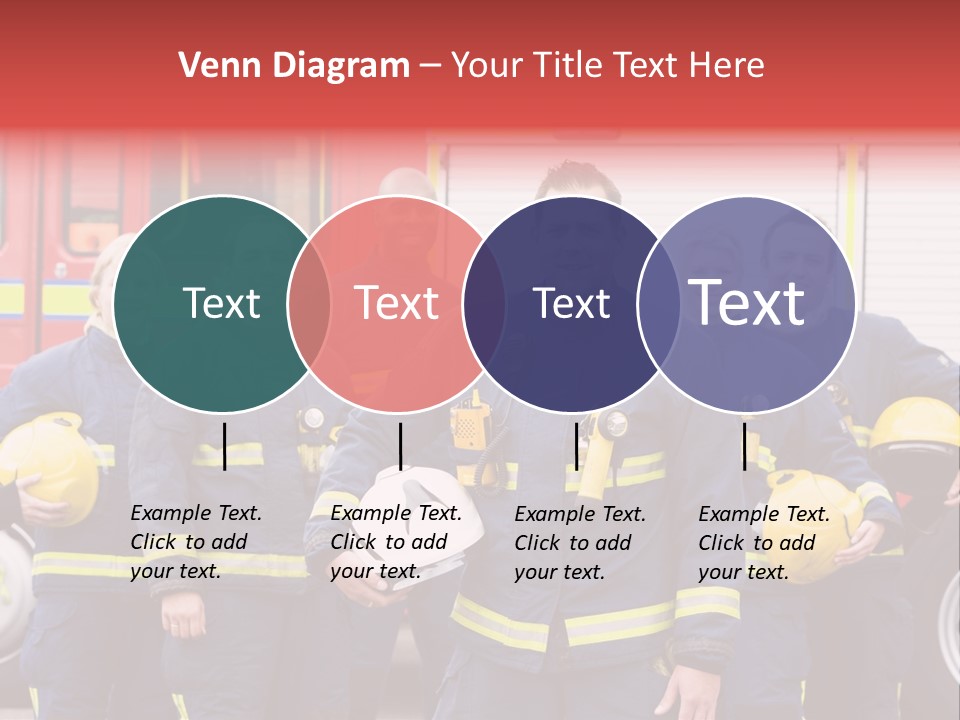 Fire Engine African American Leader PowerPoint Template