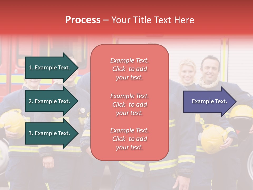 Fire Engine African American Leader PowerPoint Template