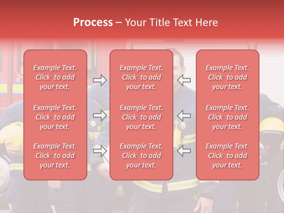 Fire Engine African American Leader PowerPoint Template