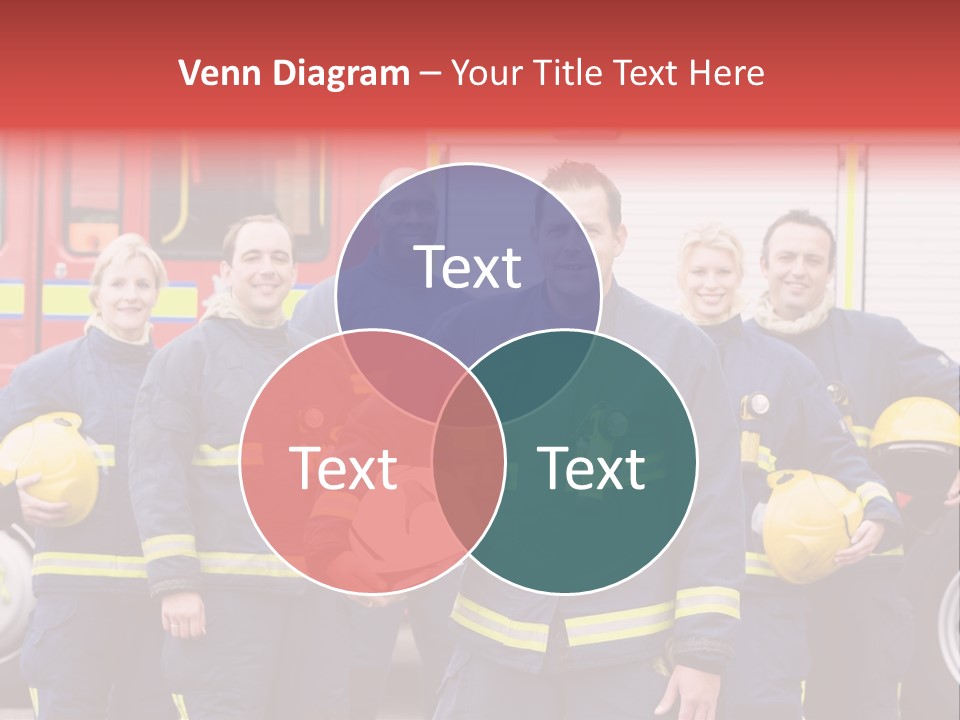 Fire Engine African American Leader PowerPoint Template