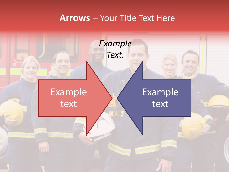 Fire Engine African American Leader PowerPoint Template