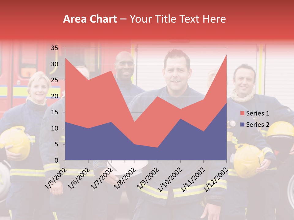 Fire Engine African American Leader PowerPoint Template