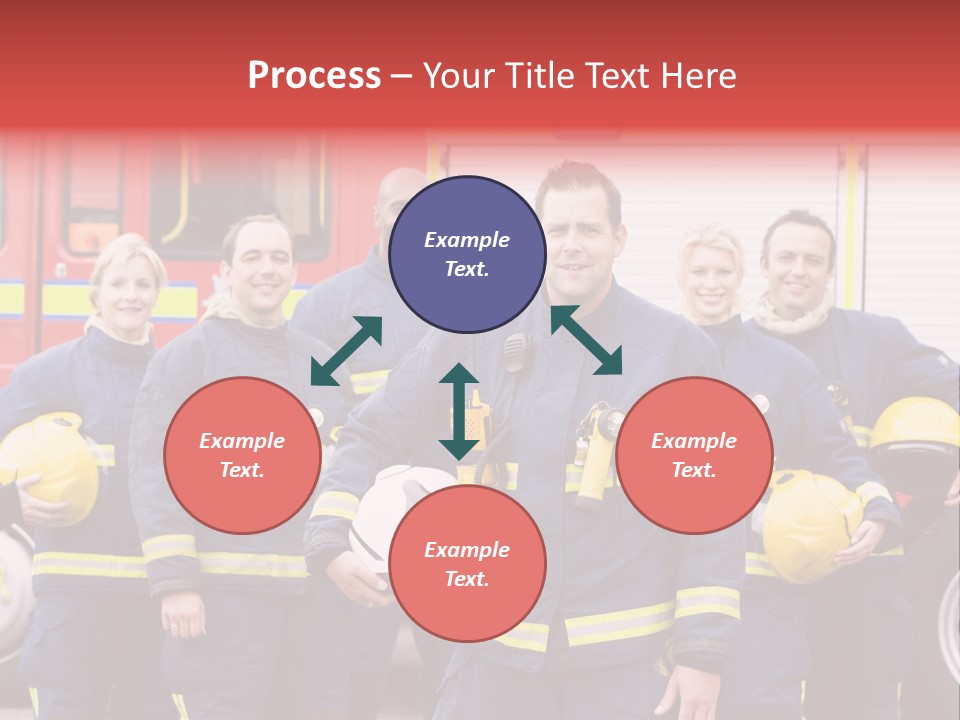 Fire Engine African American Leader PowerPoint Template