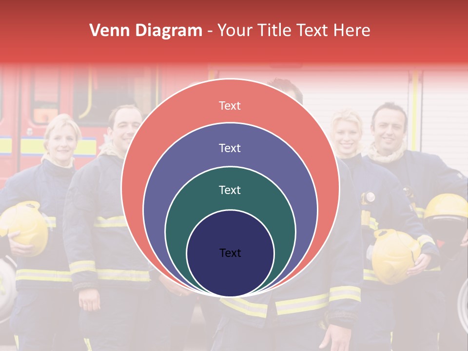 Fire Engine African American Leader PowerPoint Template