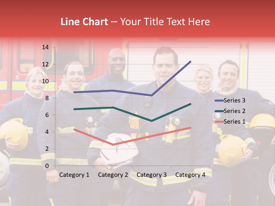 Fire Engine African American Leader PowerPoint Template