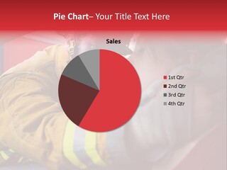 First Aid Fire Truck Hero PowerPoint Template