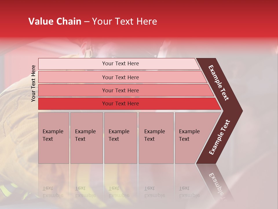 First Aid Fire Truck Hero PowerPoint Template