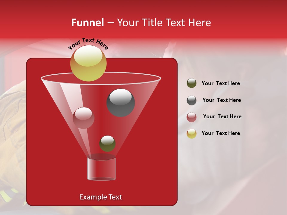 First Aid Fire Truck Hero PowerPoint Template