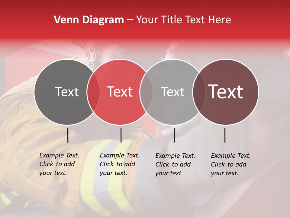 First Aid Fire Truck Hero PowerPoint Template