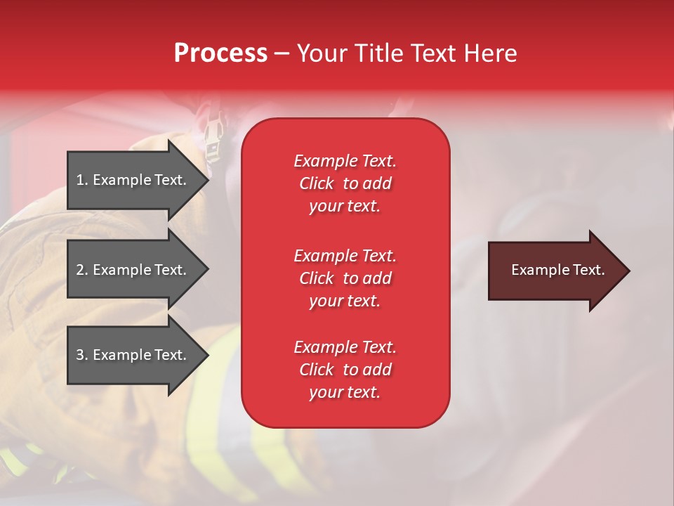 First Aid Fire Truck Hero PowerPoint Template