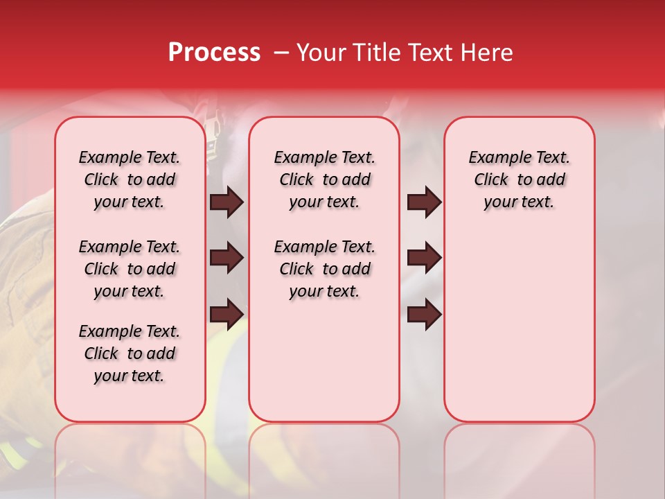 First Aid Fire Truck Hero PowerPoint Template