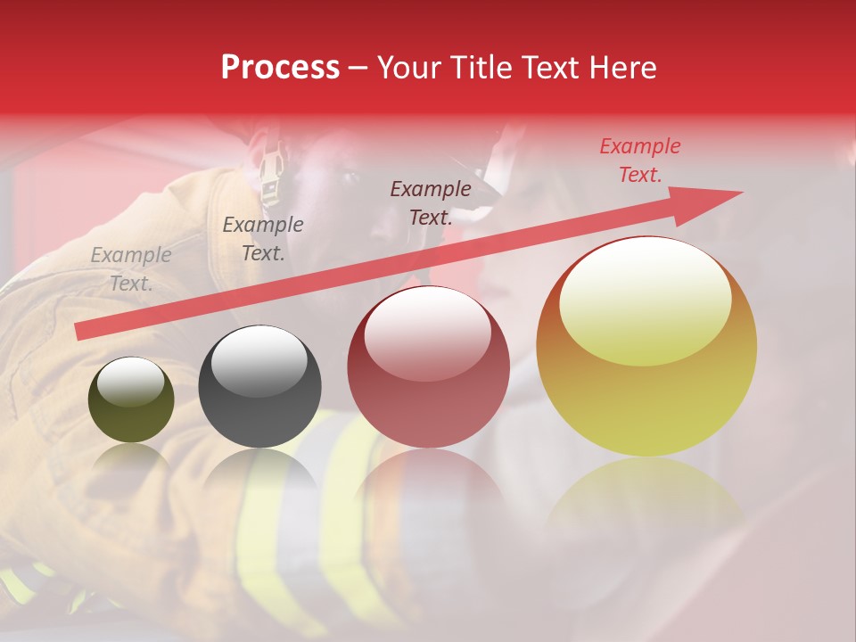 First Aid Fire Truck Hero PowerPoint Template