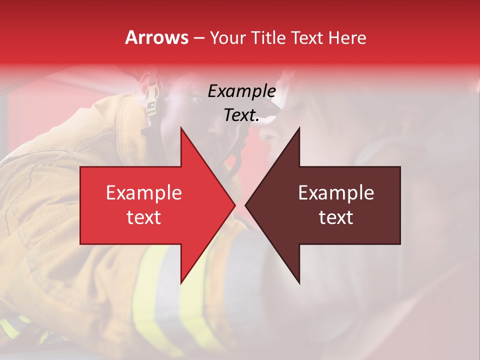 First Aid Fire Truck Hero PowerPoint Template