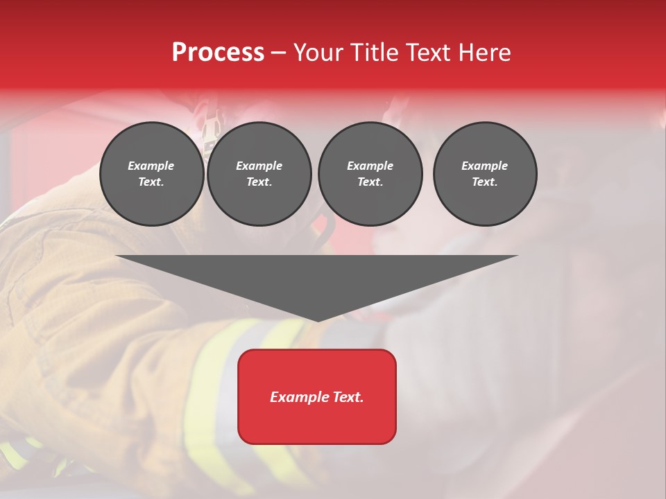 First Aid Fire Truck Hero PowerPoint Template