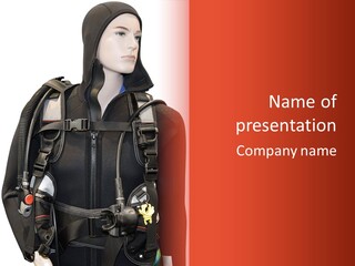 Isolated Model Extreme PowerPoint Template