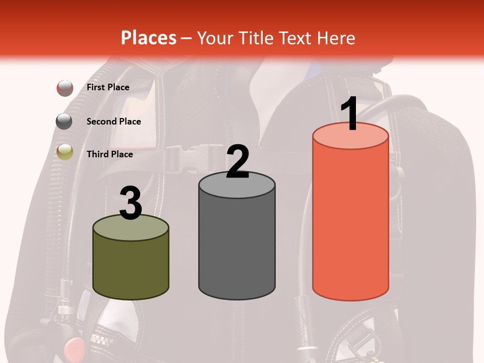 Isolated Model Extreme PowerPoint Template