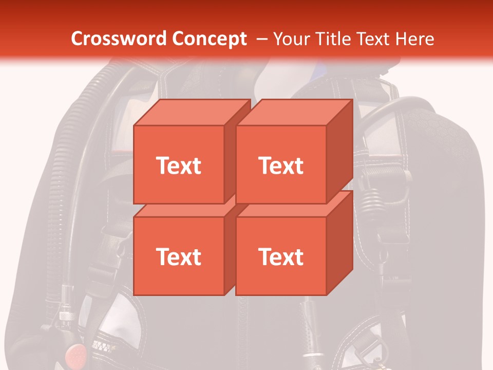 Isolated Model Extreme PowerPoint Template