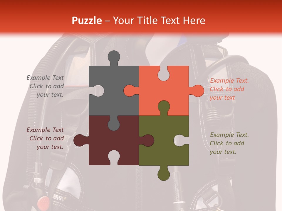Isolated Model Extreme PowerPoint Template