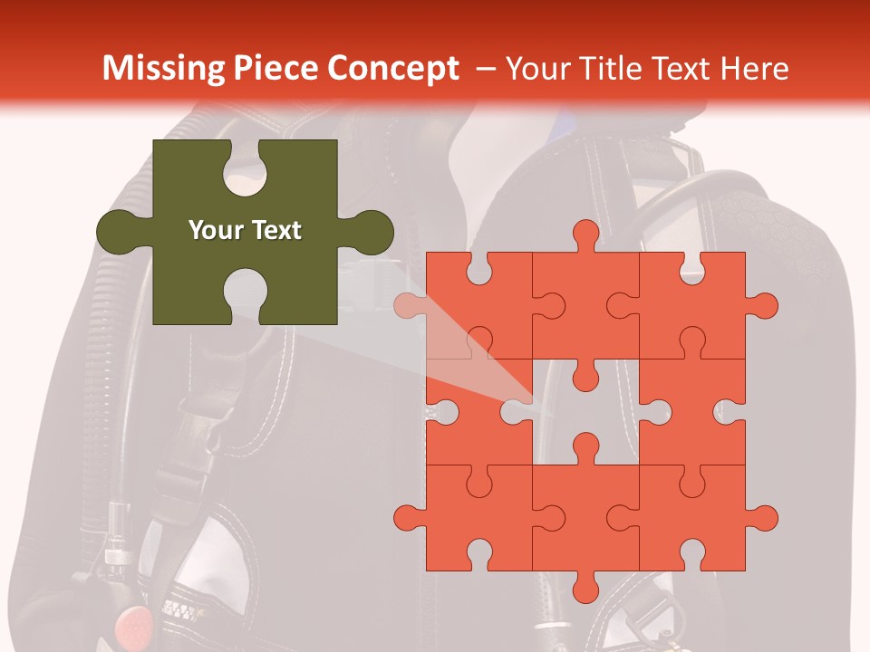 Isolated Model Extreme PowerPoint Template