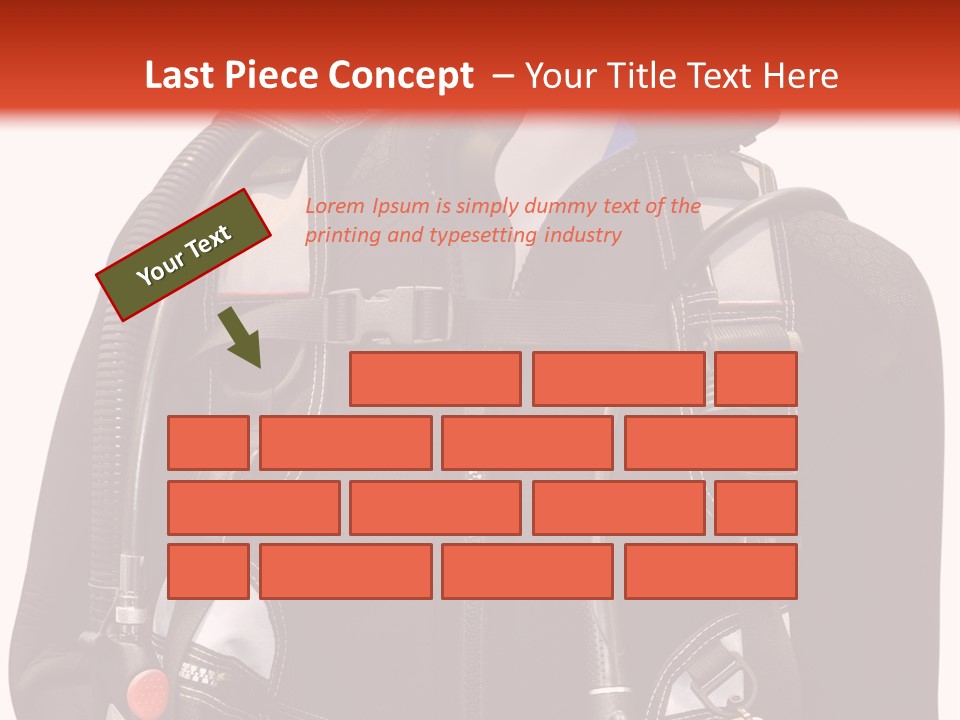 Isolated Model Extreme PowerPoint Template