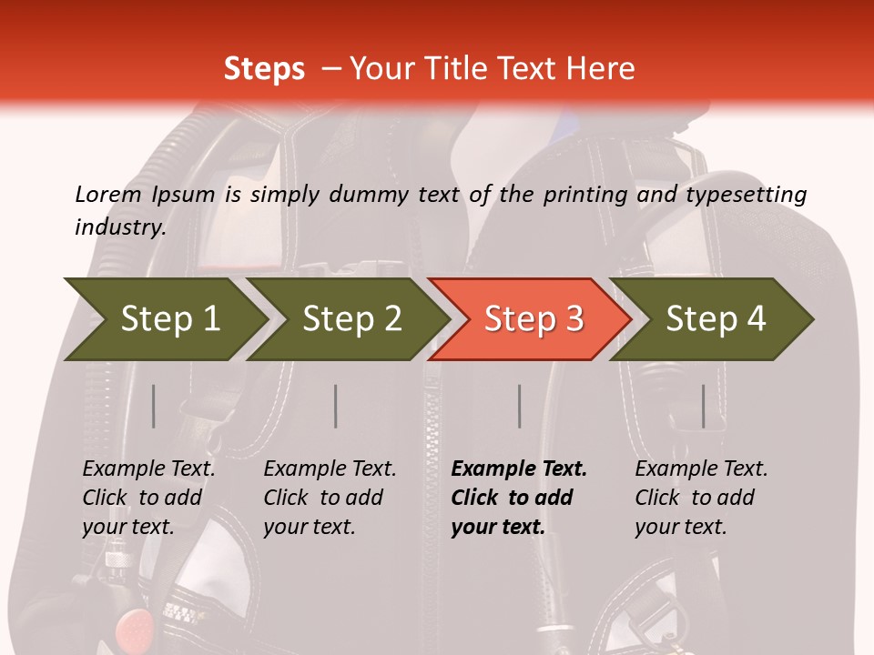 Isolated Model Extreme PowerPoint Template