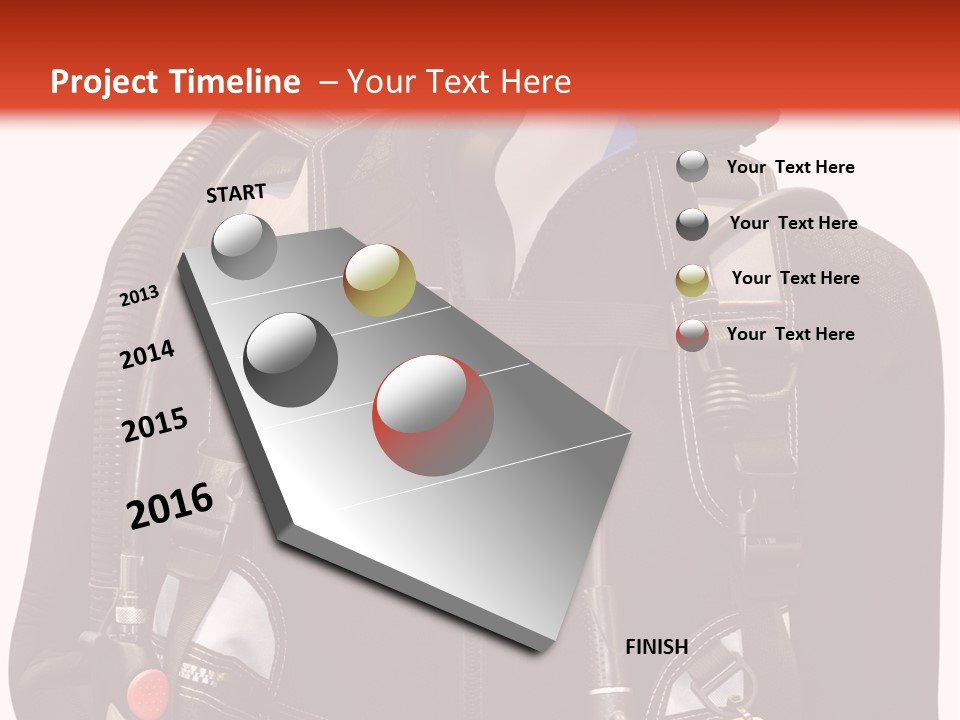 Isolated Model Extreme PowerPoint Template