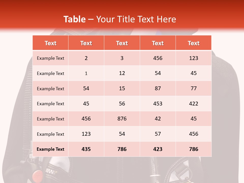 Isolated Model Extreme PowerPoint Template