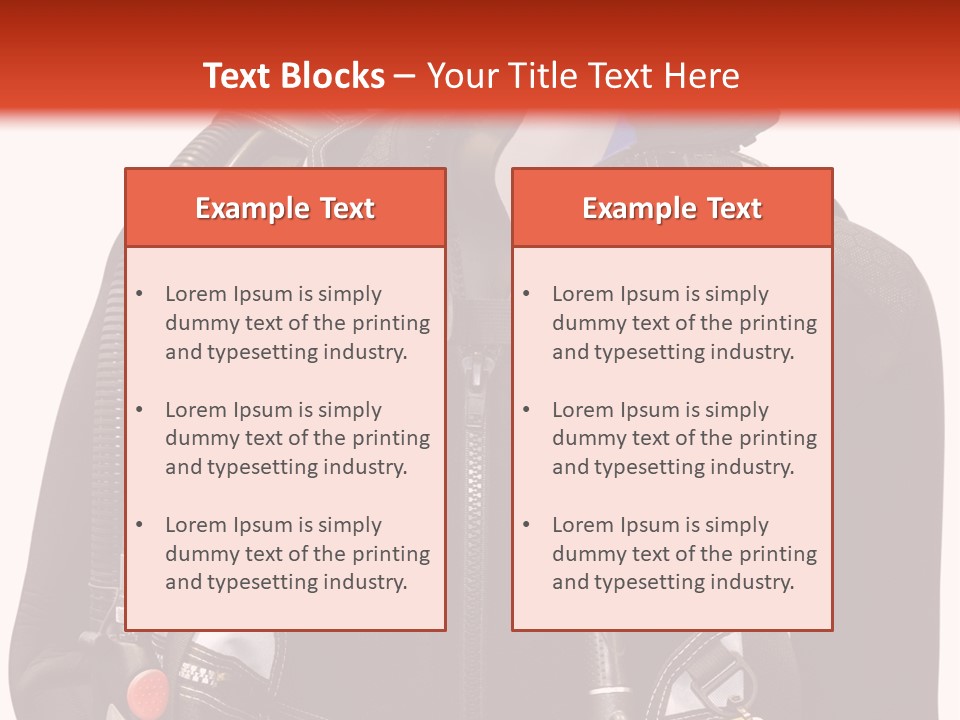 Isolated Model Extreme PowerPoint Template