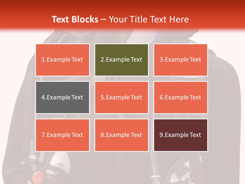 Isolated Model Extreme PowerPoint Template