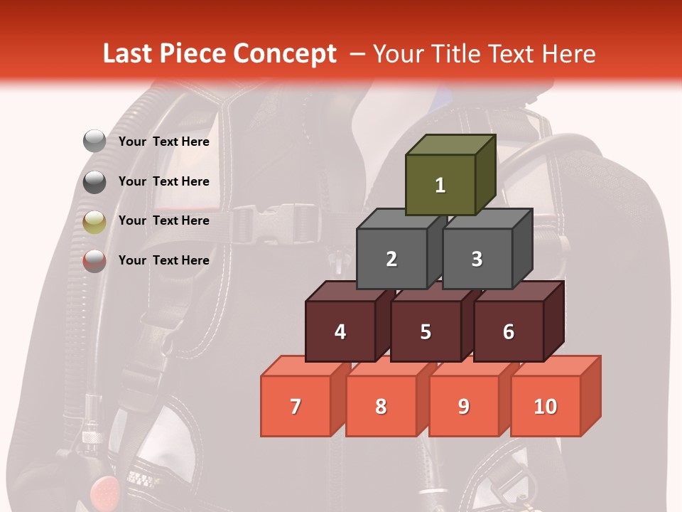 Isolated Model Extreme PowerPoint Template