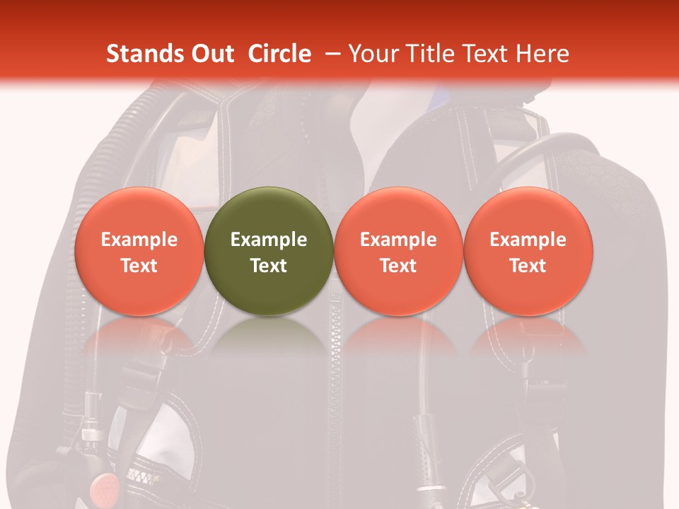 Isolated Model Extreme PowerPoint Template