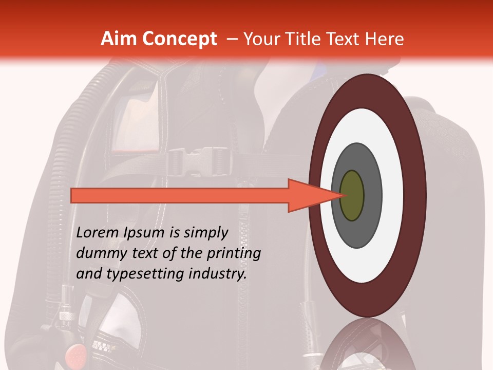 Isolated Model Extreme PowerPoint Template