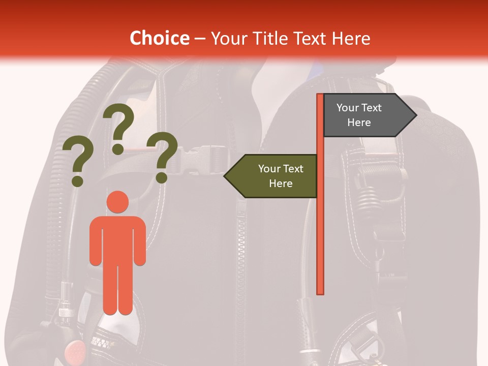 Isolated Model Extreme PowerPoint Template