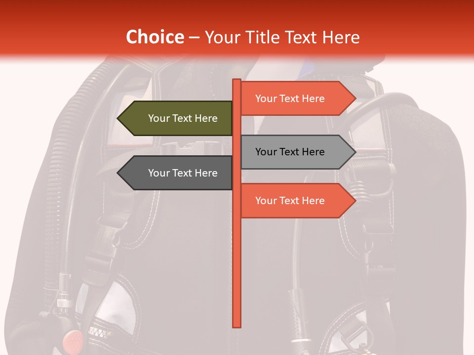 Isolated Model Extreme PowerPoint Template