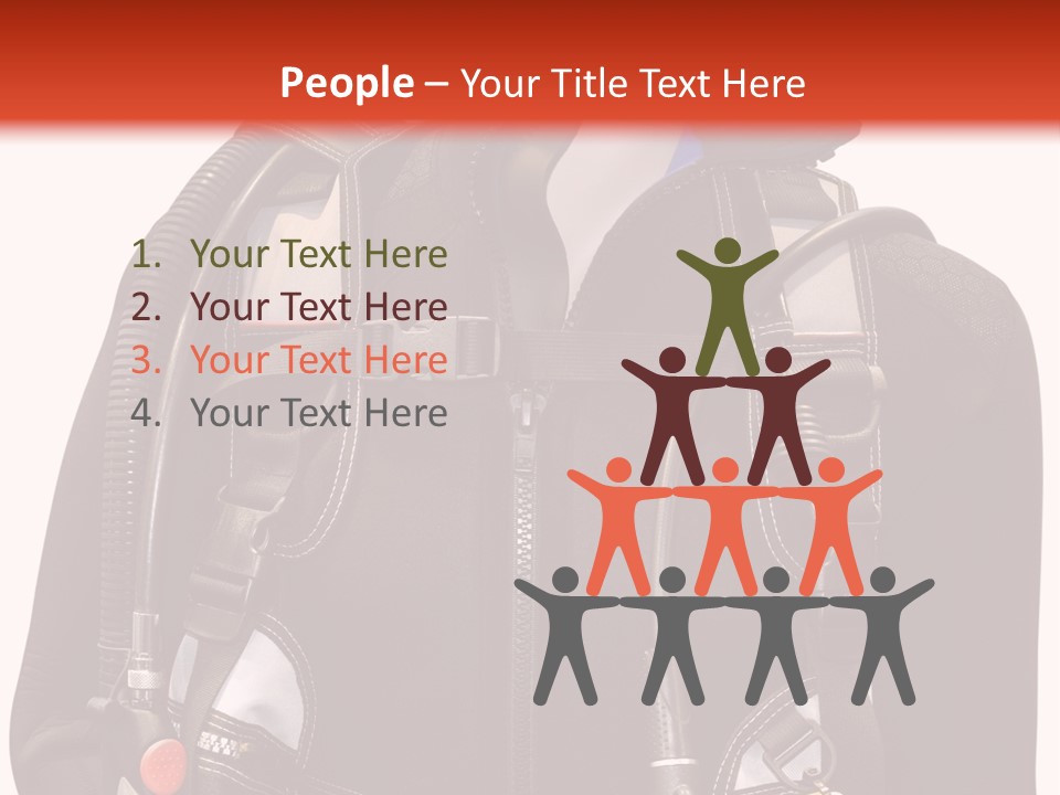 Isolated Model Extreme PowerPoint Template