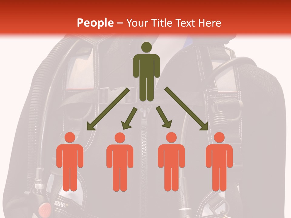 Isolated Model Extreme PowerPoint Template