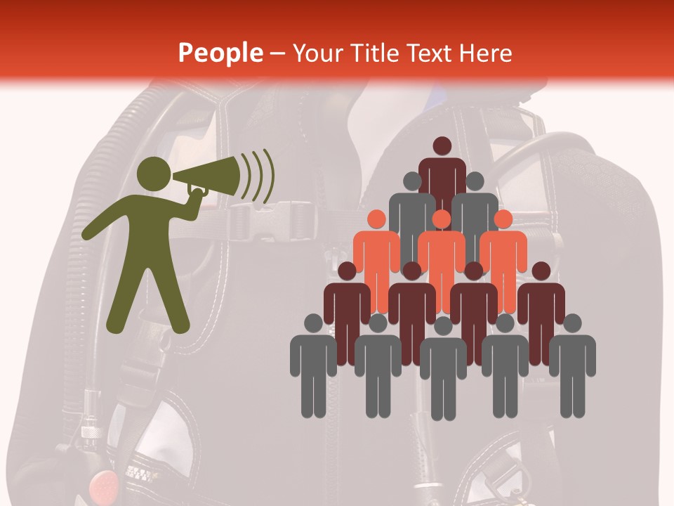 Isolated Model Extreme PowerPoint Template