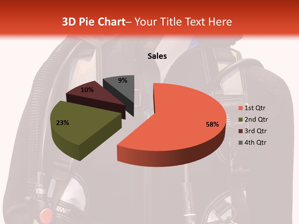 Isolated Model Extreme PowerPoint Template
