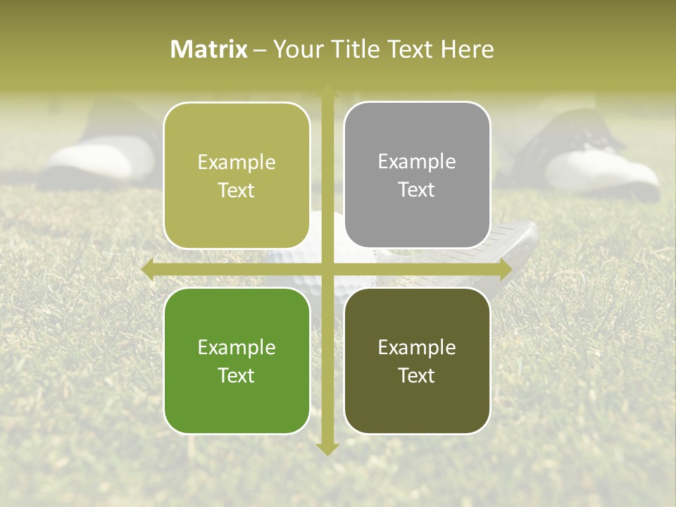 Freedom Green Blue PowerPoint Template