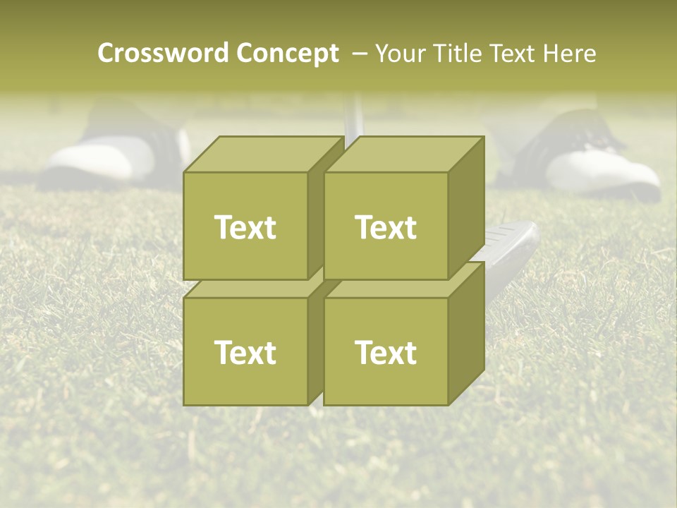 Freedom Green Blue PowerPoint Template
